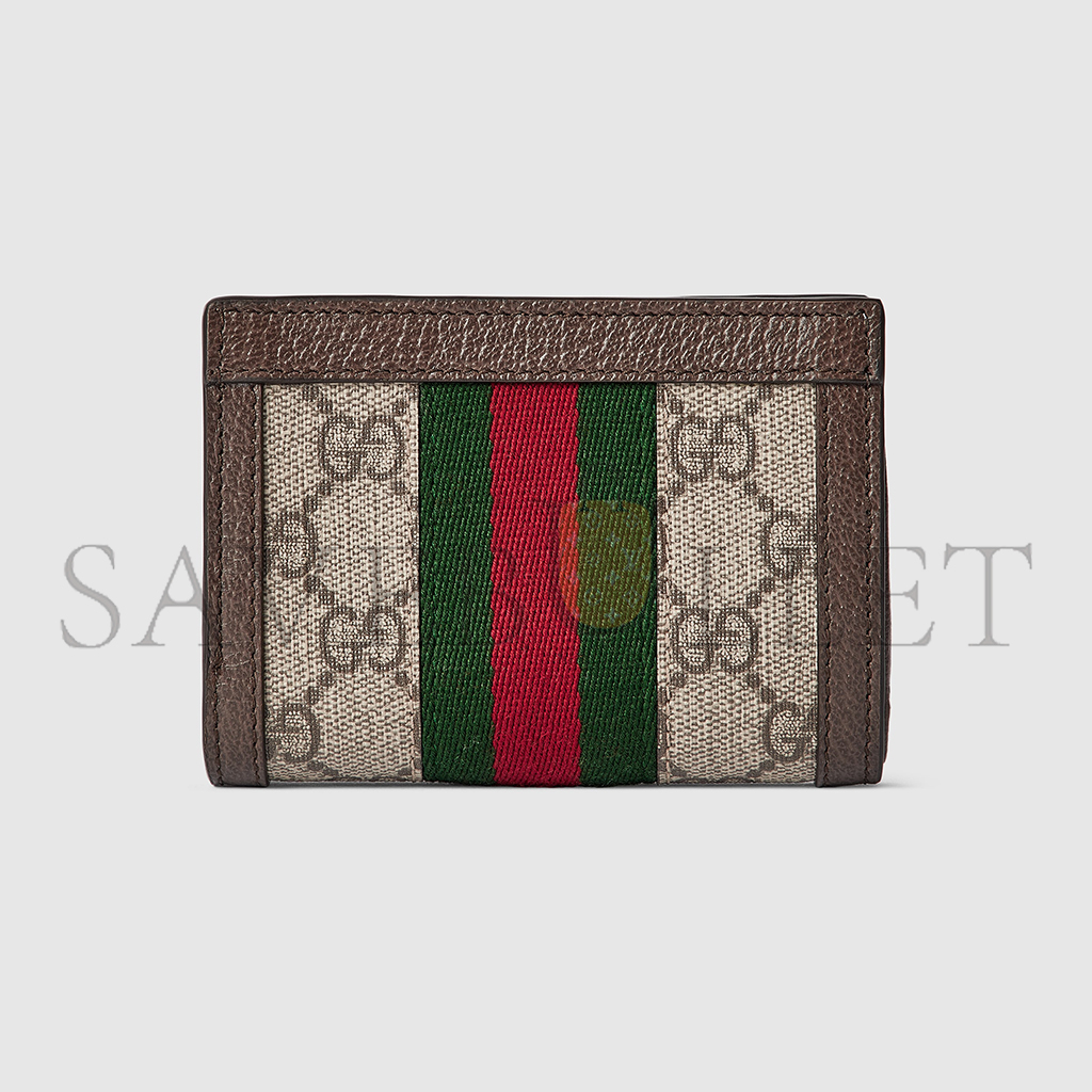 GUCCI OPHIDIA BI-FOLD WALLET 813296 (11*8*3cm)